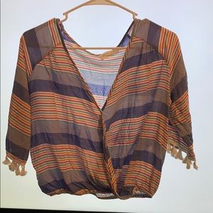 Multicolored Striped Top